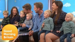 Identical Twin Brothers on Having Three Sets of Twin Sons Between Them  Good Morning Britain [upl. by Turley133]