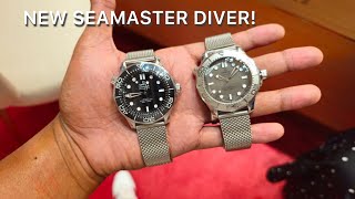 HANDS ON THE NEW OMEGA SEAMASTER DIVER 300M Danial Craigs Seamaster omega seamaster [upl. by Ajed]