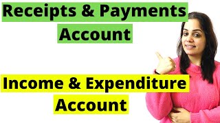 Receipts and Payments Account  Income and Expenditure Account  NPO  Class 12 [upl. by Aruabea]