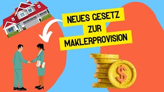 NEUES GESETZ  Wer zahlt die Maklerprovision Einfach erklärt [upl. by Cowley]