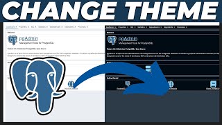 How to Change Theme in PostgreSQL PgAdmin 4  Enable Dark Mode [upl. by Holmun]