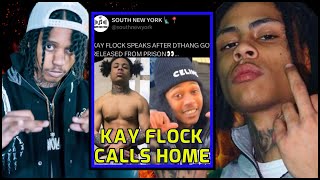 Kay Flock Calls Home From PRISON After DThang RELEASED [upl. by Zaller]