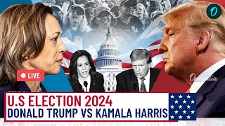 US Election 2024 LIVE  Kamala Harris Vs Donald Trump Divides American Voters Key Swing States LIVE [upl. by Accem507]