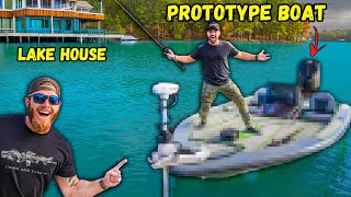 Revealing New PROTOTYPE Bass Boat  ft Jiggin w Jordan [upl. by Milone165]