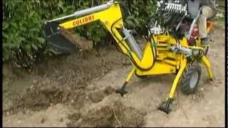 Mini Micro Excavator Auger very low cost [upl. by Enelrad798]