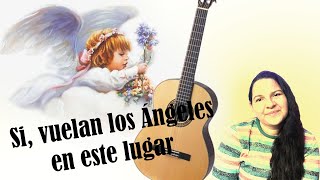 Si vuelan los ángeles en este lugar para guitarra tutorial [upl. by Hrutkay709]