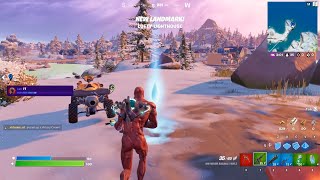 Collect Gem Fragments at Landmarks All Location Fortnite [upl. by Yenoh201]