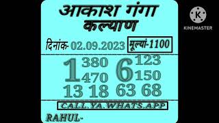 02092023 KALYAN MATKA  SATTA MATKA  KALYAN CHART  KALYAN OPEN TODAY  KALYAN PANEL CHART MATKA [upl. by Bertasi]