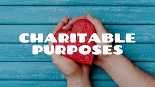 Introduction to Charitable Purposes  Equity amp Trusts [upl. by Channing205]