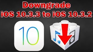 How to Downgrade iOS 1033 to 1032 on iPhone iPod touch amp iPad [upl. by Fang]