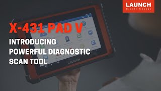 X431 PAD V  Introducing the powerful diagnostic scanner  LAUNCH [upl. by Araccot]