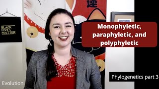 Monophyletic paraphyletic and polyphyletic [upl. by Ettellocin]