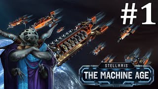 Lets Play Stellaris The Machine age  Bebakian Hegemony Part 1  Synthetic Fertility [upl. by Isolt]