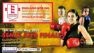 England Boxing National Schools Championships 2023  Finals day two Ring C [upl. by Ezana]