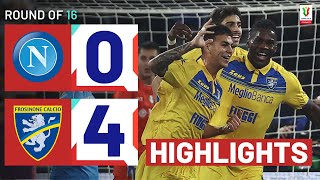 NAPOLIFROSINONE 04  HIGHLIGHTS  Stunning night in Naples  Coppa Italia Frecciarossa 202324 [upl. by Jeconiah]