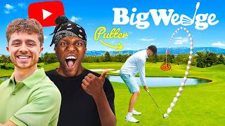 YOUTUBERS CONTROL OUR GOLF SHOTS BIG WEDGE GOLF [upl. by Sammie]