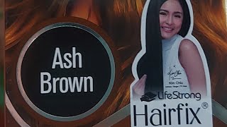 Ash Brown hair color demo  Hairfix hair color creme [upl. by Yonita]