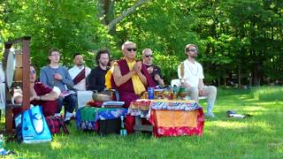 Chenrezig Mantra Recitation During a Smoke Offering Meditation [upl. by Arelc]