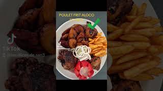 POULET FRIT ALLOCO ET POMME FRITE [upl. by Yniattirb]