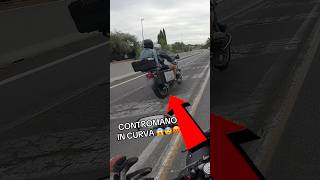 RISCHIA IL FRONTALE😱😡 youtubeshorts youtube shorts viralvideo yamaha r1 crazy travel [upl. by Skyla282]