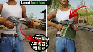 GTA San Andreas Secret Weapons Locations Hidden Weapons Locations in GTA SA [upl. by Alain969]