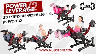 Power Leverage V2 Leg Extension Prone Leg Curl PLPV2LELC [upl. by Ravo940]