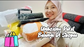 Unboxing Peket Belanja Di Shopee untuk Dibawa Ke Qingdao China [upl. by Jehiah]