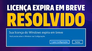 LICENÇA EXPIRA EM BREVE COMO RESOLVER EM MENOS DE UM MINUTO [upl. by Rehm]