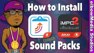 iMPC Pro 2 Tutorial  How to Install Sound Packs [upl. by Eelatsyrc141]