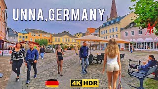 Unna GermanyWalking tour in Unna NRW in Germany 4k HDR 60fps [upl. by Alejna]