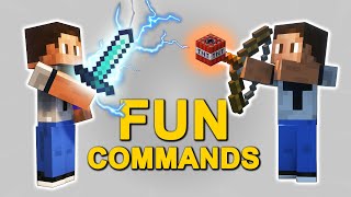 3 FUN Minecraft Commands You Should Try 121 [upl. by Rayburn]