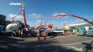 Inside Oceanwide Plazas Big Concrete Pour [upl. by The]