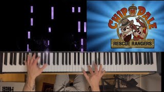 Chip N Dale Rescue Rangers Theme Song  Solo Piano Version [upl. by Barnes]