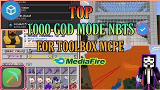 TOP 1000 Best GOD NBT Mods  Toolbox For Minecraft  Minecraft Pocket Editon Mods 2021 [upl. by Accebar481]