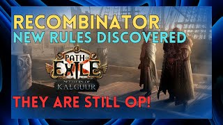 PoE 325 How Recombinator work in 325 They are still op [upl. by Triley40]