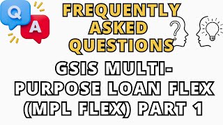 FREQUENTLY ASKED QUESTIONS GSIS MPL FLEXMontillana TV [upl. by Nahtanohj948]