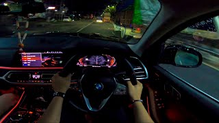 BMW X7 30d DPE signature night drive  POV  3D audio [upl. by Cunningham]