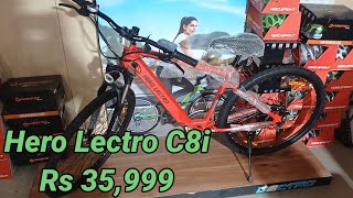 Hero Lectro C8i Electric Cycle Overview  Hero Lectro C8i Price ₹35999  Hero Electric Cycle Online [upl. by Eitsym]