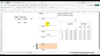 How to calculate your KWSP EPF based on your salary using CEILING ROUNDUP [upl. by Arber479]