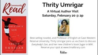 Thrity Umrigar Author Visit [upl. by Ynes]