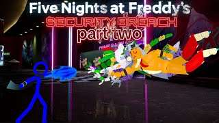 5 nights at Freddy security Breach part two [upl. by Drucill]