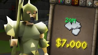 I Risked 7000 Worth Of Runescape Gold [upl. by Cruickshank]