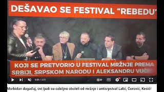 Morbidan događaj ovi ljudi su ozbiljno oboleli od mržnje i antisrpstva Lalić Ćorović Kesić [upl. by Aerdnak]