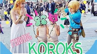 【FINDING KOROKS】  Link amp Zelda  Wondercon [upl. by Odravde580]