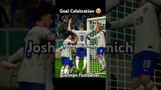 kimmich german footballer goal celebration efootball short shorts shortstrending like [upl. by Milburr]