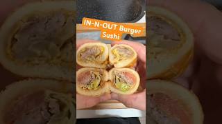 InNOut Burger Sushi Roll🍣🔥Double Double Whole Grilled Onion Turning Fast Food into Sushi [upl. by Cyril]