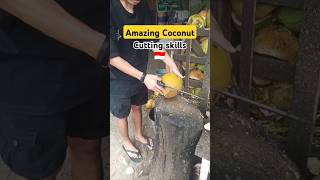 Amazing Coconut cutting skills 🇮🇩 shorts coconut amazing foryou cuttingskills indonesia [upl. by Duff196]