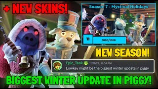 HUGE PIGGY UPDATE COMING SOON  NEW PIGGY WINTER UPDATE  NEW PIGGY WINTER SEASON 7Piggy News [upl. by Gayel]