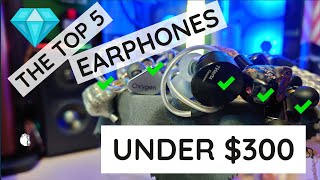 Top 5 Earphones under 300 🎼DDHybridPlanarBA 7Hz TimelessSonyTanchjim [upl. by Marsha]