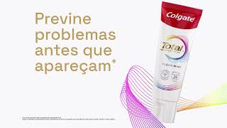 Prevenção mais avançada contra bactérias da boca com a nova fórmula do creme dental Colgate Total [upl. by Malvin]